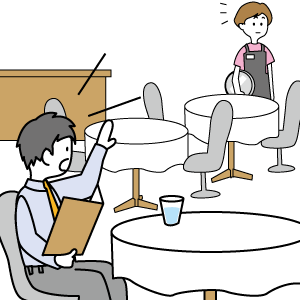 レストランでの注文