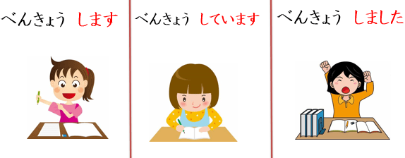 ている（動作の継続）